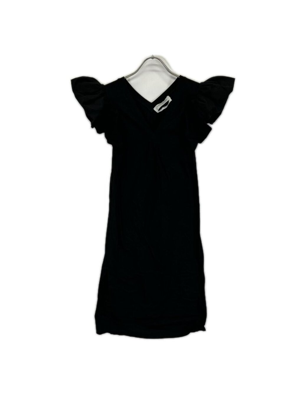 Saint Laurent Black Puff Sleeve Dress 34